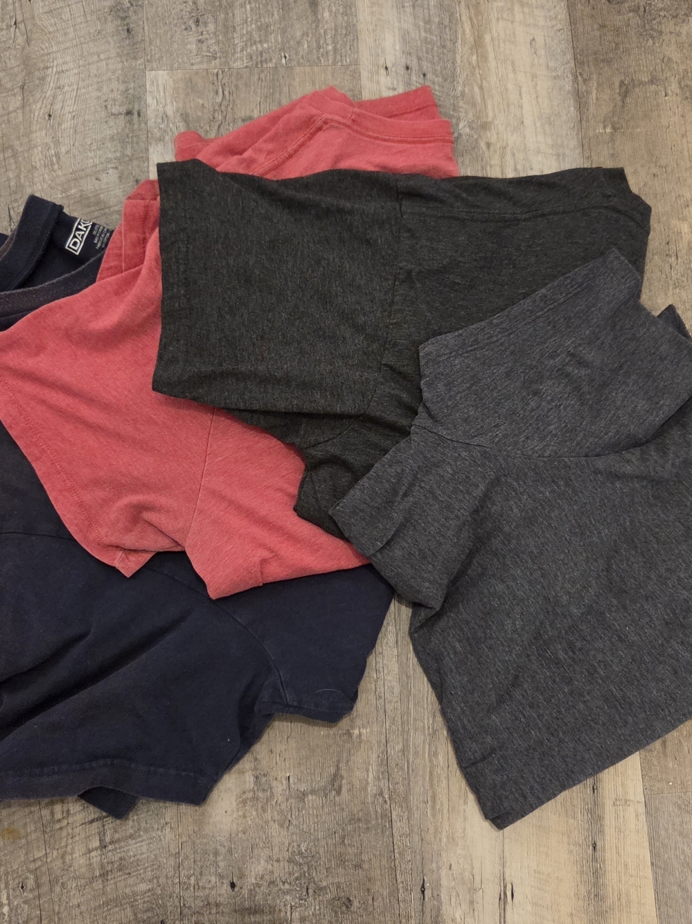 Men's Short Sleeve Tees — Navy, Red, Black 3XL